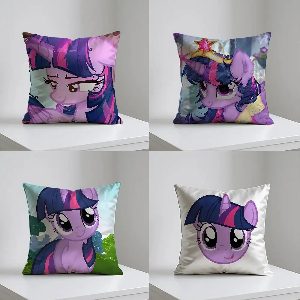 Shy T-Twilights Sparkles Case Plush Fabric Soft Pillowcase Double Sided Print Cushion Cover Household Gifts