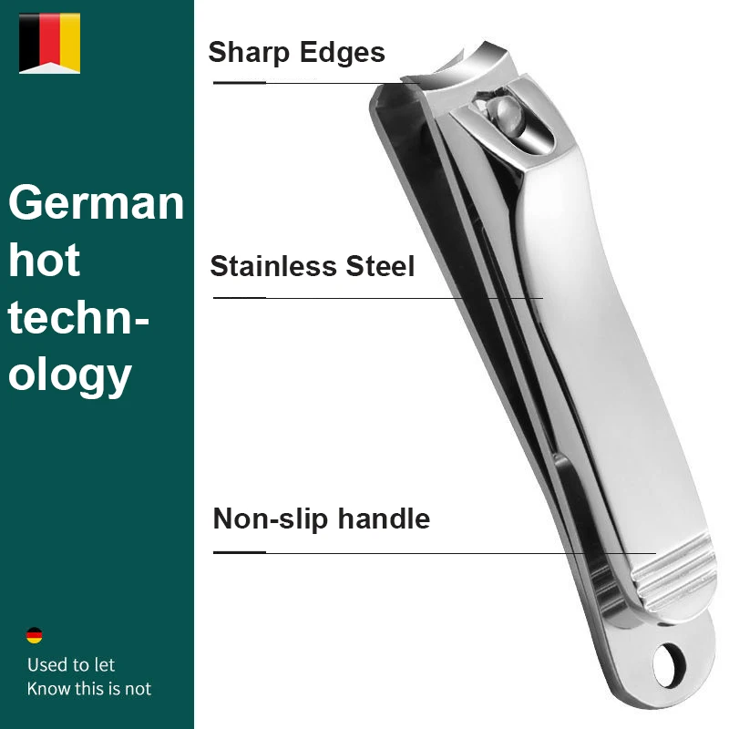 Nagel Trimmer Pediküre Schere Nagel Clippers Edelstahl Anti Splash Fingernagel Cutter Maniküre Werkzeuge Bionics Design