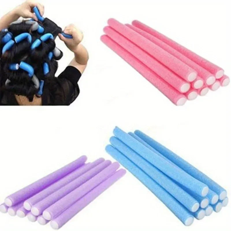 30PCS Sponge Curler Perm Curling Iron Curling Iron Pearl Cotton Curling Iron Universal Foam Curling Iron Hair Curling Tool