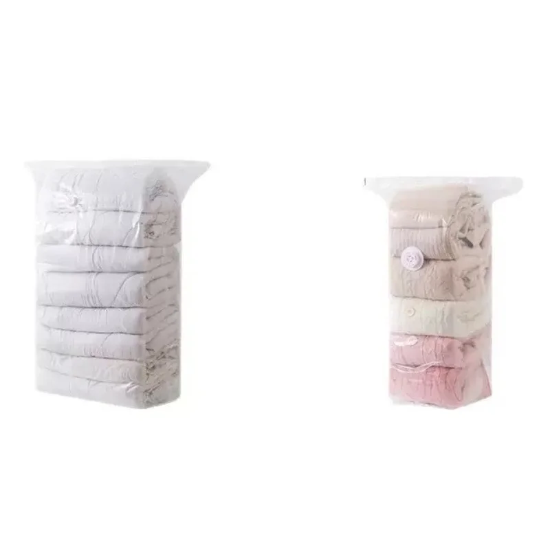 No Pumping Thickened Vacuum Compression Bag Clothing Cotton Quilt Luggage Storage Bag Sealed Bag Wardrobe Space Saving Artifact gallery 5