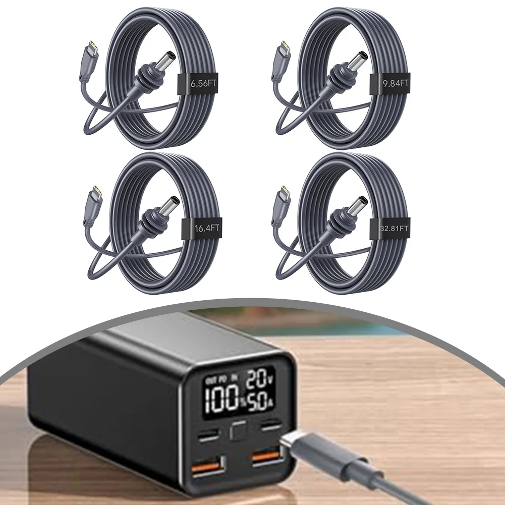 for Starlink Mini 100W Power Cable Waterproof USBC to DC Connection Designed for Easy Installation and Performance