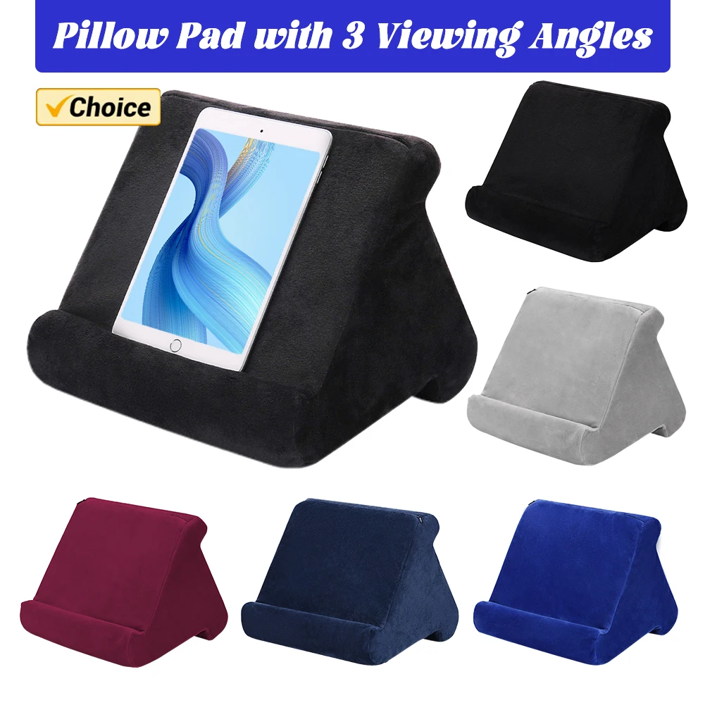 Pillow Tablet Phone Stand Compatible with All Tablets Tablet Holder Tablet Support for Phones and iPad Kindle E-Reader and Books