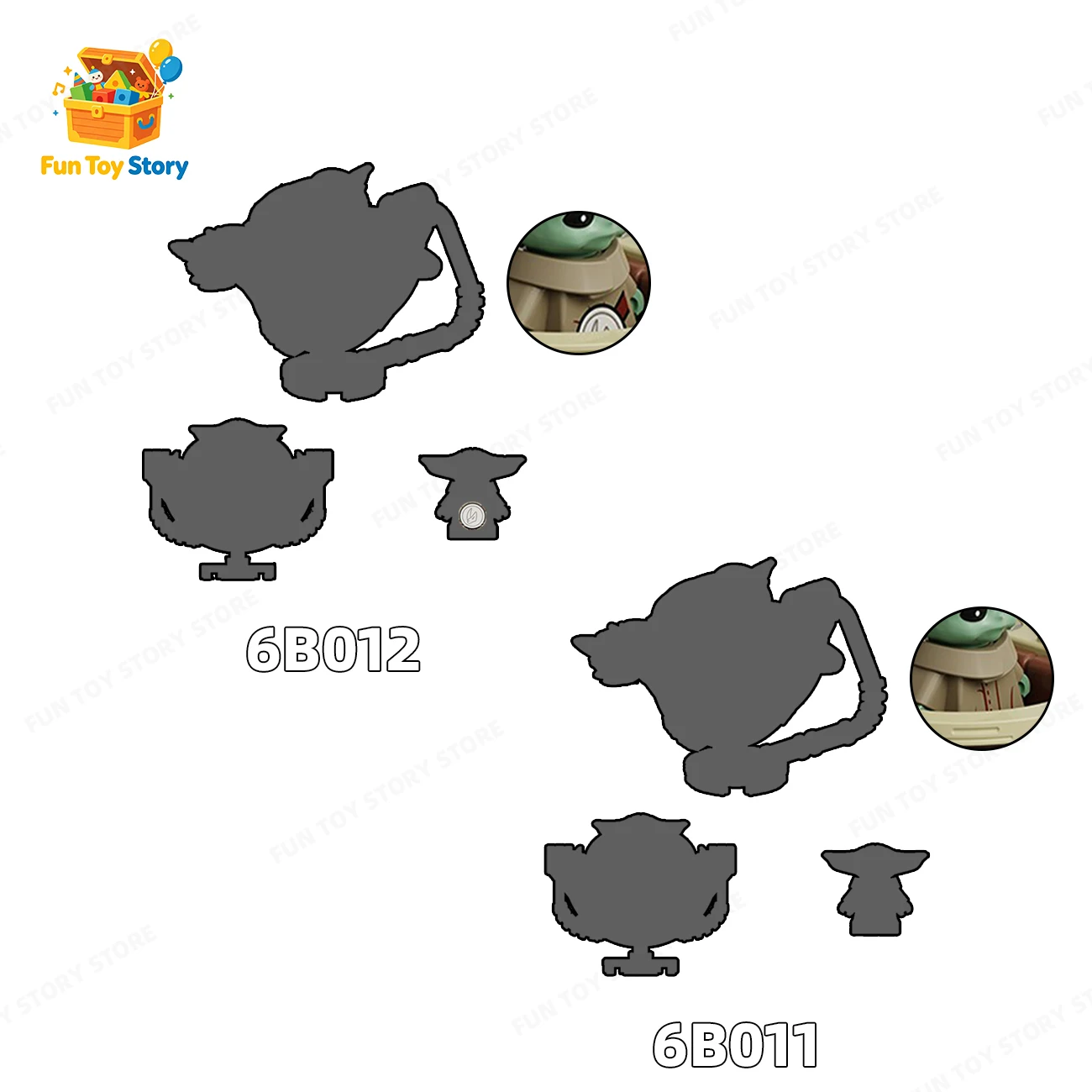 6B011-12 movie series, building block toy, compatible with third-party, game enthusiasts can collect and give away to people