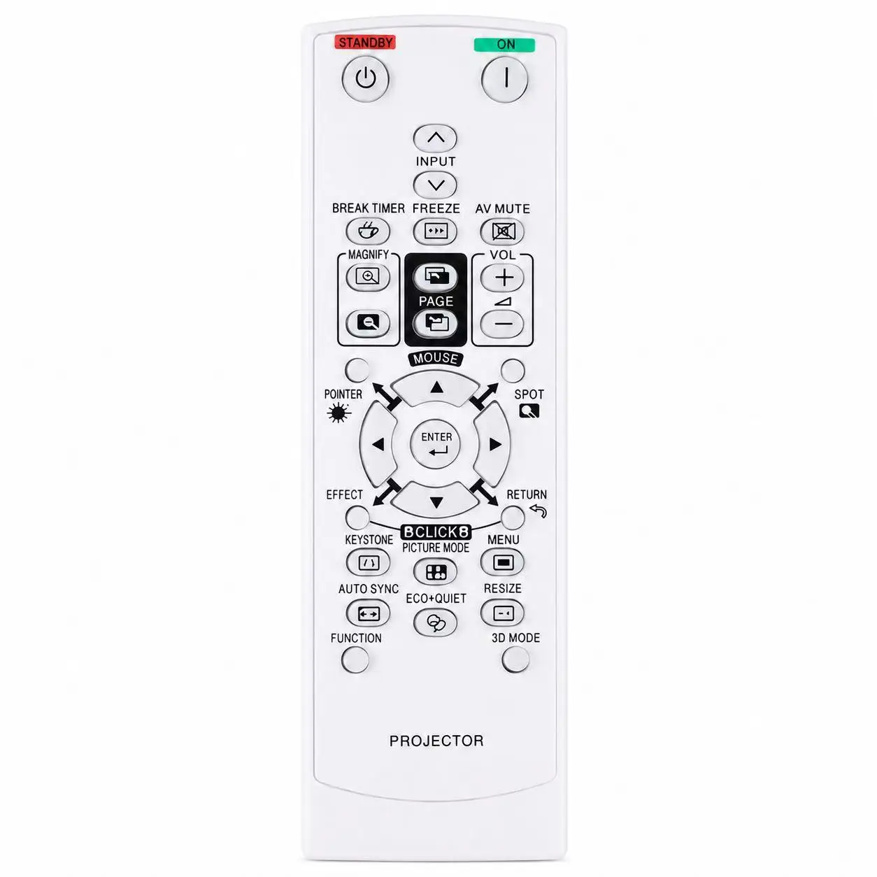 GA837WJSA Projector Replacement Remote For Sharp PG‑2500X 2710 3010 3510 D2500X D2510X D2710X D2870W D3010X D3050W D3510 Spare C