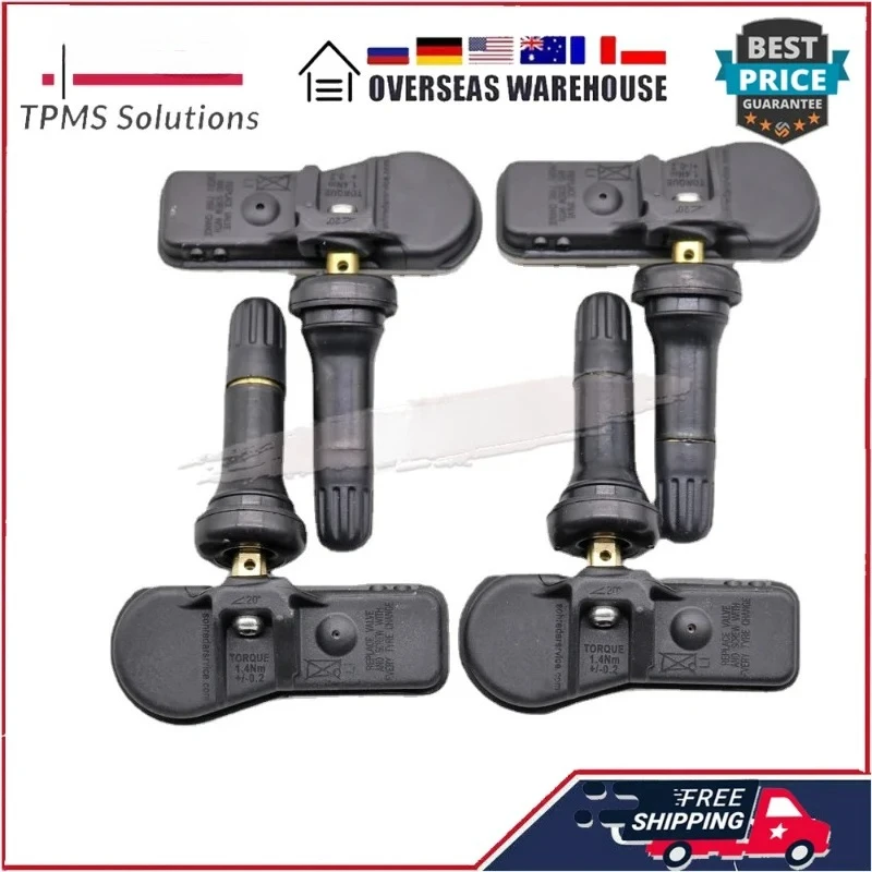 4 قطعة 52933C1100 52933-C1100 لشركة هيونداي كريتا IX25 توكسون I40 IX35 سوناتا 2014-2018 توكسو مراقبة ضغط الإطارات SensorTPMS2026 #2