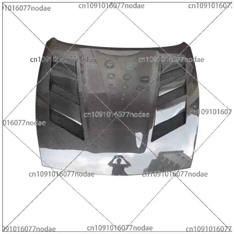 

MRD 370Z Bonnet Hood MBJ Style Hood Fits For Nissan Z34 Dry Carbon Fiber 370Z Engine Cover For Replacement.