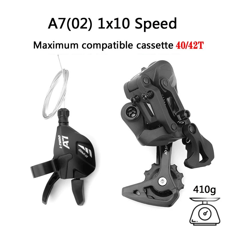 LTWOO A7 1x10 Speed MTB Bike Derailleurs Shifter With XT Crankset 10V Chain Flywheel 42T 46T 50T Cassette Bicycle Groupset