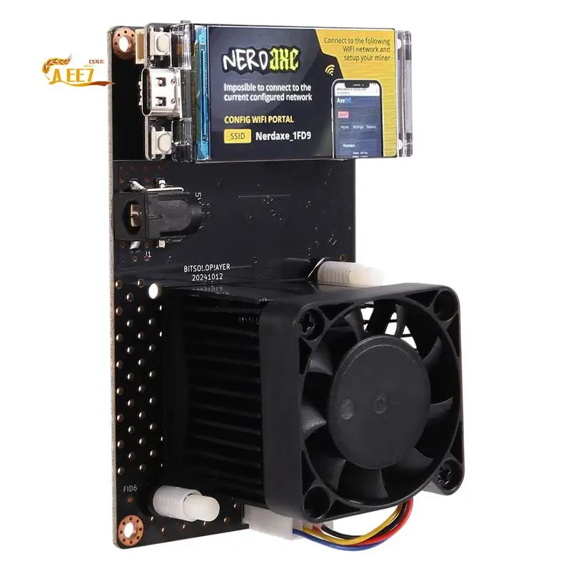 

AEE7-Nerdaxe Nerdminer Miner Bitaxe 500Gh/S Solo Lottery BTC Miner BM1366 ASIC Chip Лотерейный майнер