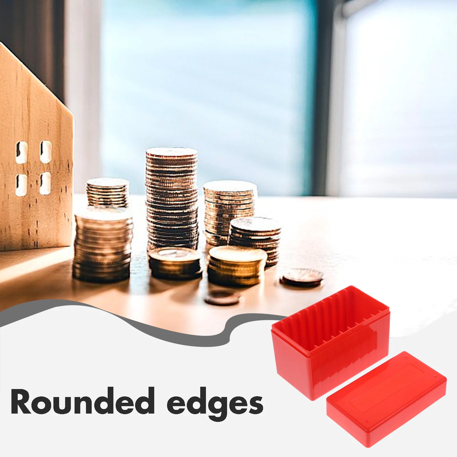 Coin Storage Box Plastic Reusable Holder For Collectors Multi-Slots Display Case Coin Protector Commemorative Coins Organizer