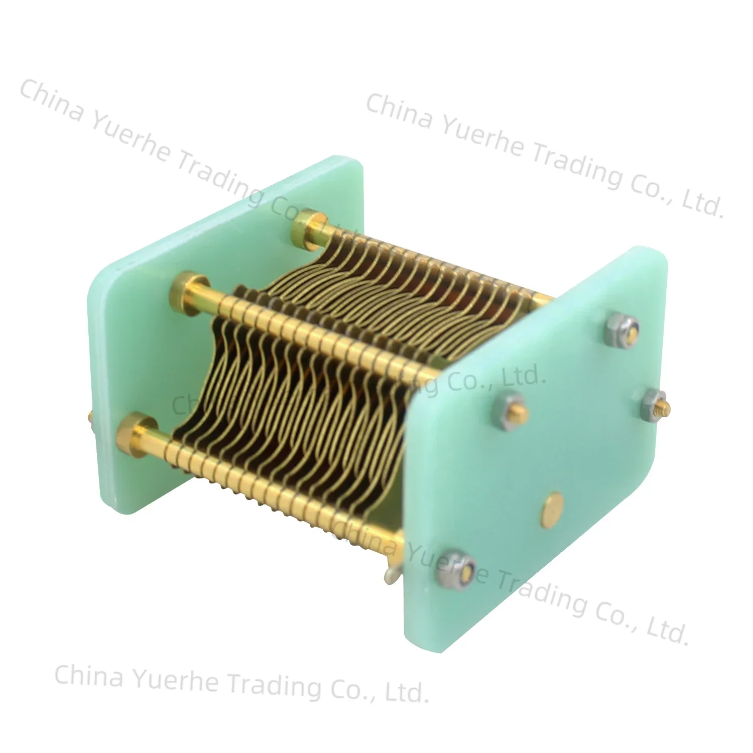 

1PC Single section variable capacitor 10-330PF Air variable capacitor for 150W sky tuning circuit Electrical Instruments
