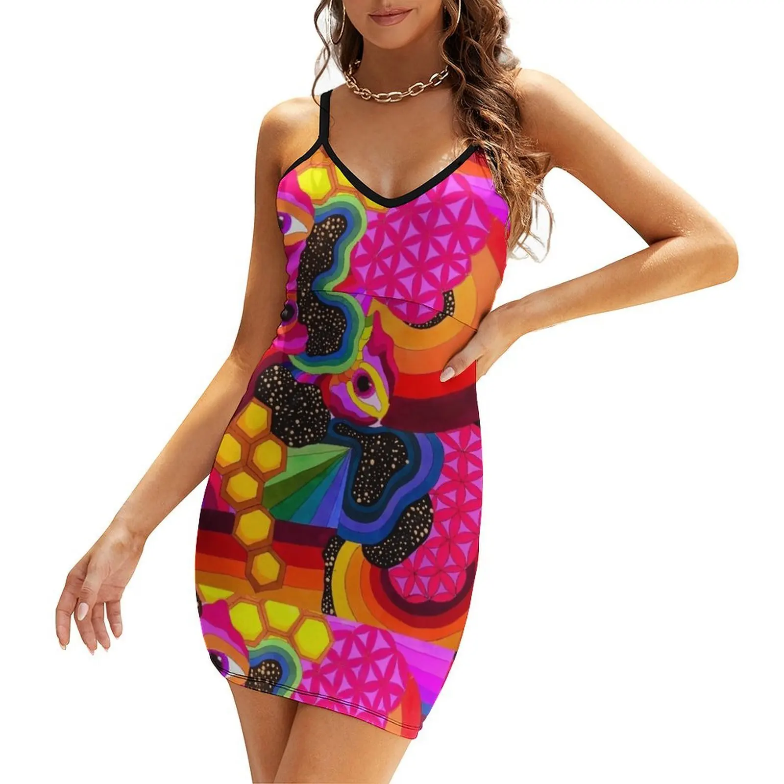 

Energy space Sling Dress Clothing summer dresses ladies 2025 womans clothing Women dresses summer