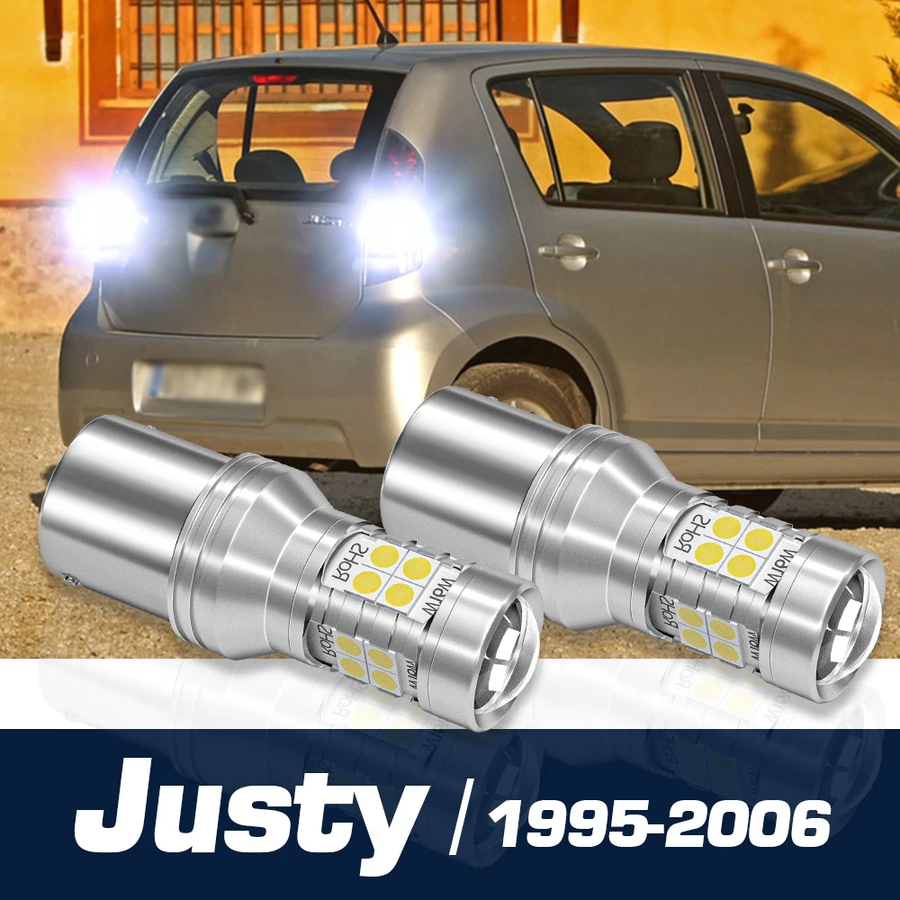 

2x LED Reverse Light Backup Bulb Canbus Accessories For Subaru Justy 1995-2006 1996 1997 1998 1999 2000 2001 2002 2003 2004 2005