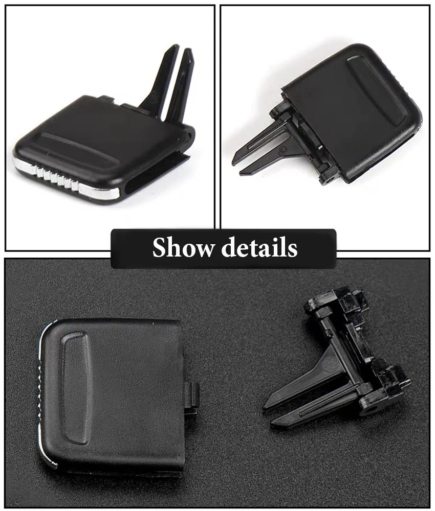 Car Air Vent Outlet Tab Clip Car Front Air Conditioner Vent Paddle For Porsche Cayenne 2010 2011 2012 2013 2014 2015 2016