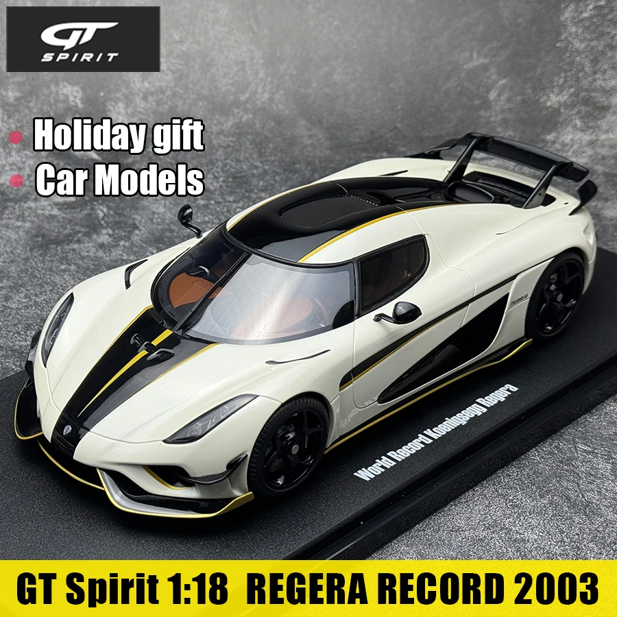 GT Spirit 1/18 REGERA RECORD 2003 Resin car model static decoration holiday gift collection