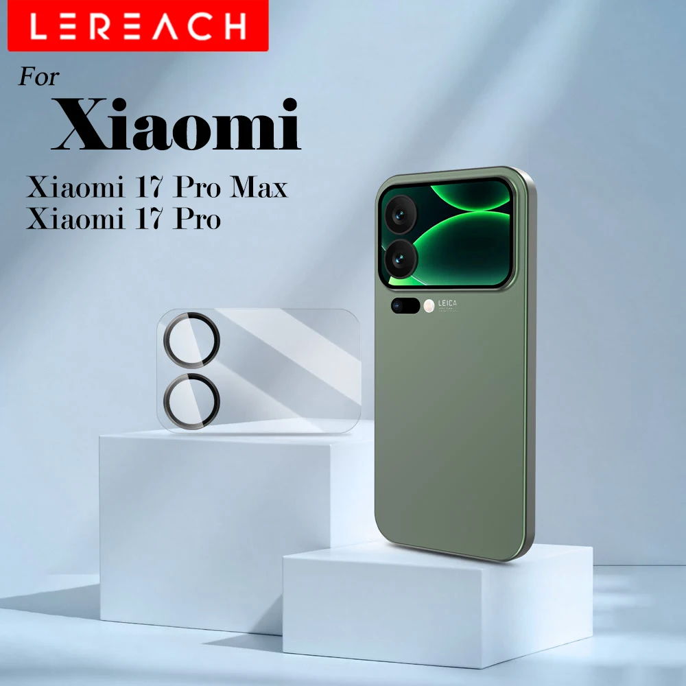 

Защитная пленка Lereach для камеры Xiaomi 17 Pro Max / Mi 17 Pro, полное покрытие, закаленное стекло, защита от царапин и отпечатков пальцев