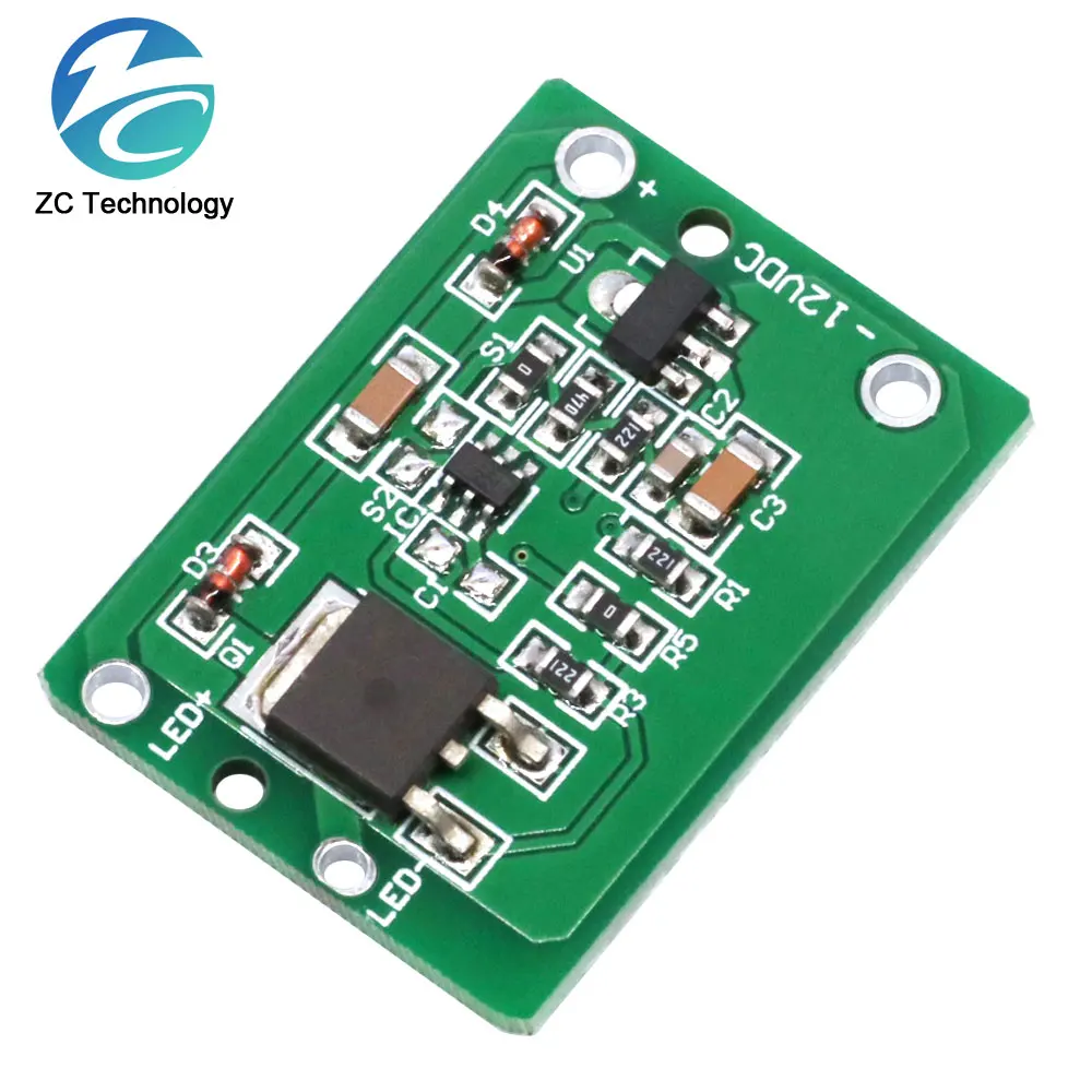 12V Capacitive Touch Switch Sensor Module Push Button Touching Key Module Jog Latch With Relay DC 6-20V 3A