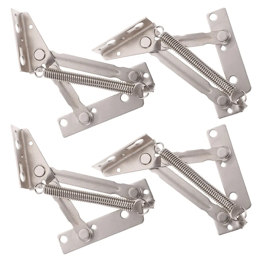 

2Pair Spring Hinge Cabinet Door Lift Hinges Folding Sofa Bed Lid Support Cupboard Door Hinge Lift and Up Hinges
