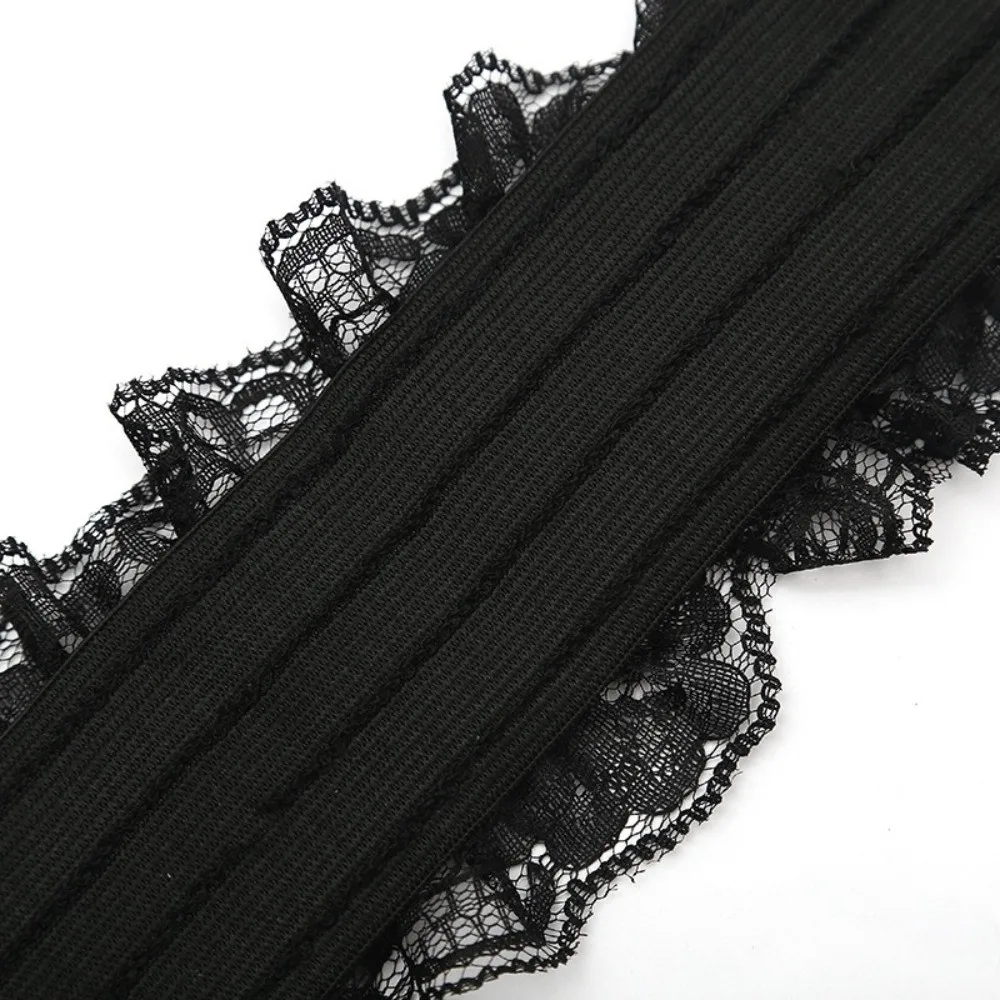 حزام خصر دانتيل أنيق متعدد الاستخدامات بعرض 6 سم بلون سادة مشد للخصر فساتين مرنة للنساء