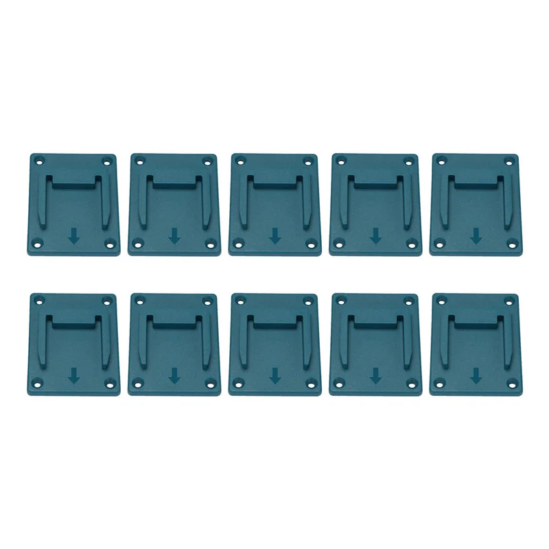

2025 Trend 40Pcs Machine Holder Wall Mount Storage Bracket Fixing Devices For 18V Electric Tool Battery Tools Blue