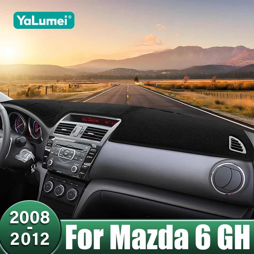 

Car Dashboard Cover Sun Shade Mats Avoid Light Pads Instrument Panel Protective Carpets For Mazda 6 GH 2008 2009 2010 2011 2012