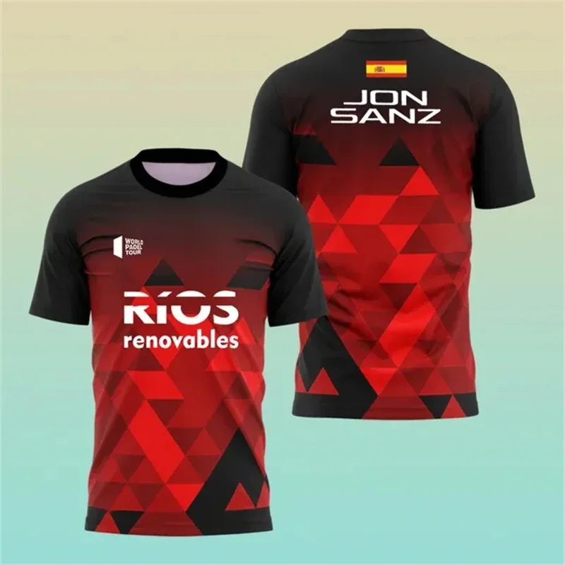 

Summer Men Quick Drying Padel Short Sleeved T-shirt Men Professional Tennis Training Apparel Quality Outdoor Sports O-Neck Tees