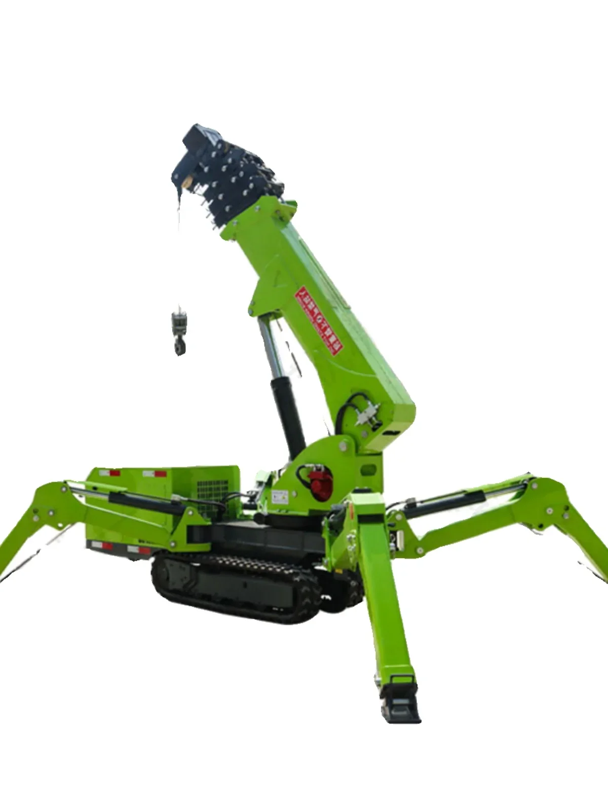 3 tons 5 tons crawler spider crane remote control hydraulic telescopic folding crane mobile small crane manufacturer