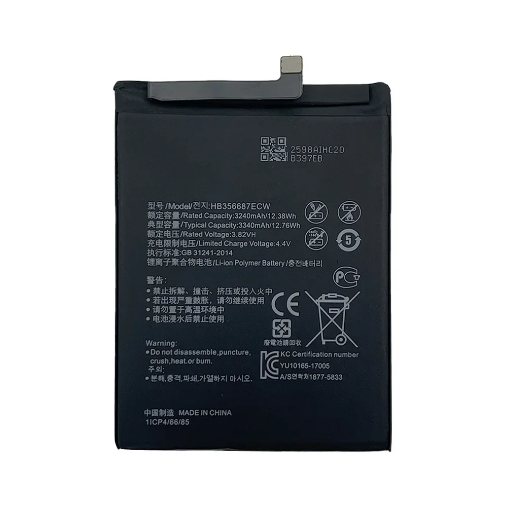 Orginal HB356687ECW Battery For Huawei Nova 2 Plus 2i 2S 3i 4e P30 Lite Mate SE G10 Mate 10 Lite Honor 7X 9i Maimang 6 Batteries