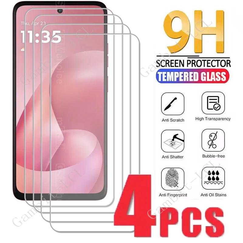4PCS Tempered Glass…