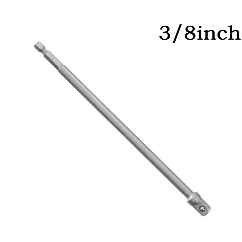 200mm Socket Adapter Hex Shank To 1 4 3 8 1 2 Extension Drill Bits Bar Woodworking Tools Herramientas Brocas Ferramentas