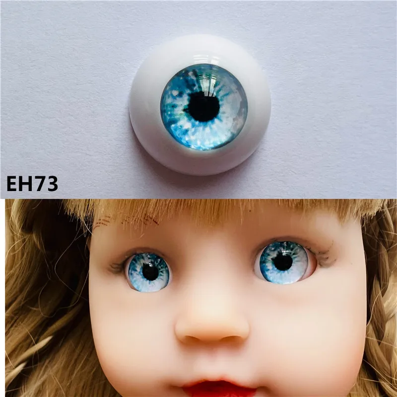 Doll Eyes 18mm Blue Bjd Doll Eyes 18mm 20mm 22mm 24mm 26mm 30mm Glass Eyes Doll Eyes 24mm Glass Eye DIY Toy Eyes Accessories