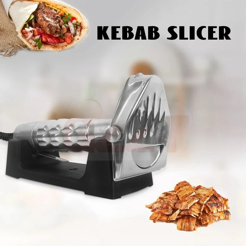0012-06 Straight Kebab Slicer Electric Kebab Slicer Commercial Shawarma Tool Donner Kitchen Slicer Turkish Kebab Knife