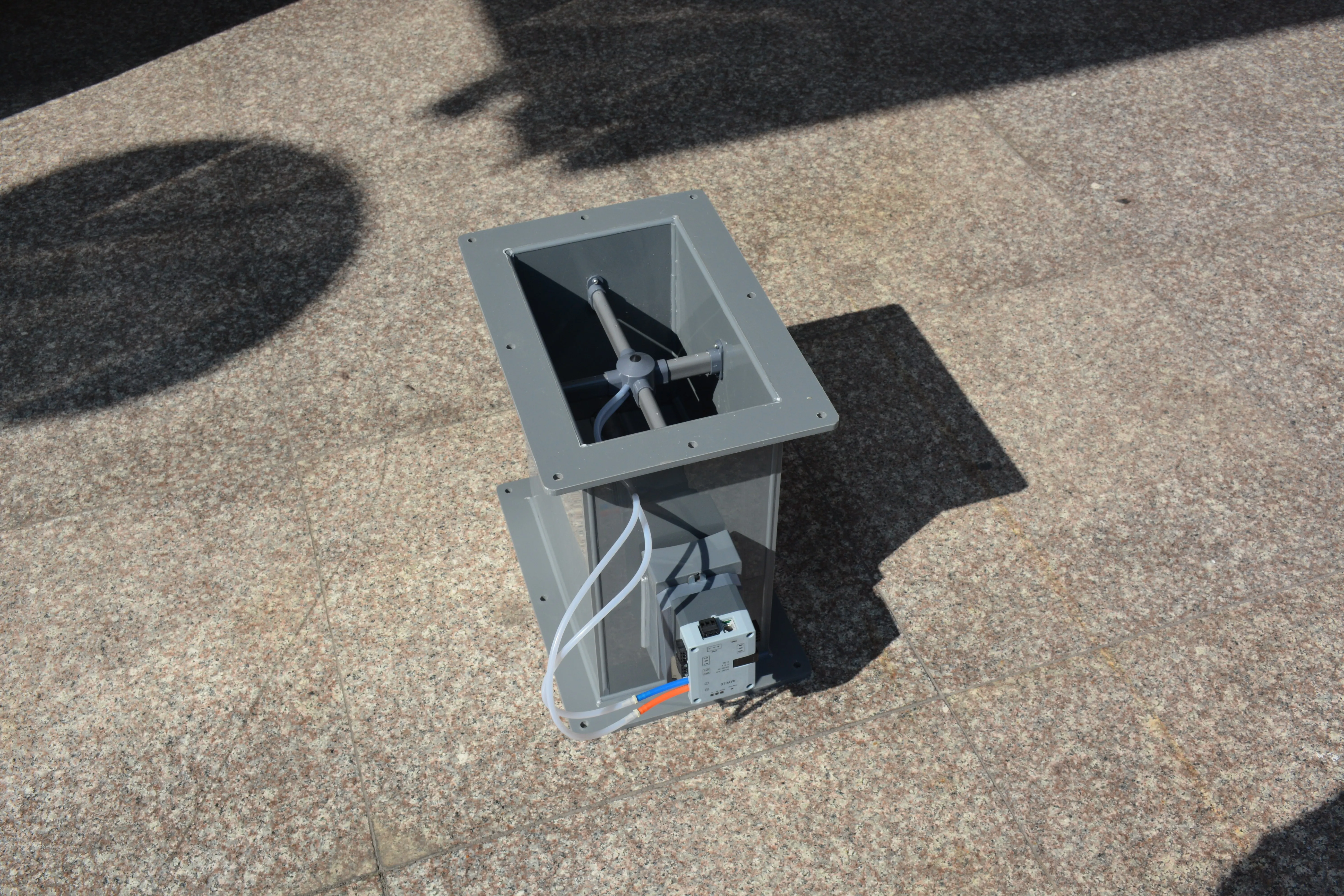 Variable Air Volume  stainless steel butterfly structure electric damper panel with custom controllable air volume