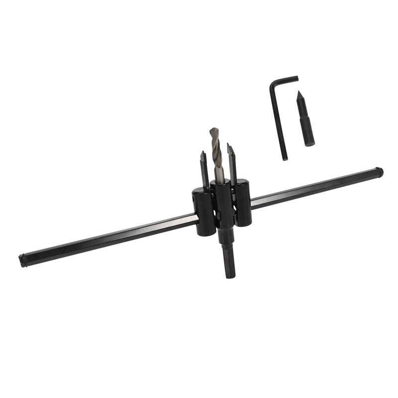 Adjustable 40-300Mm Metal Wood Circle Hole Cutter Wood Drywall Drill Bit Saw Round Cutting Diy Tool Adjustable Circle Hole Cutte