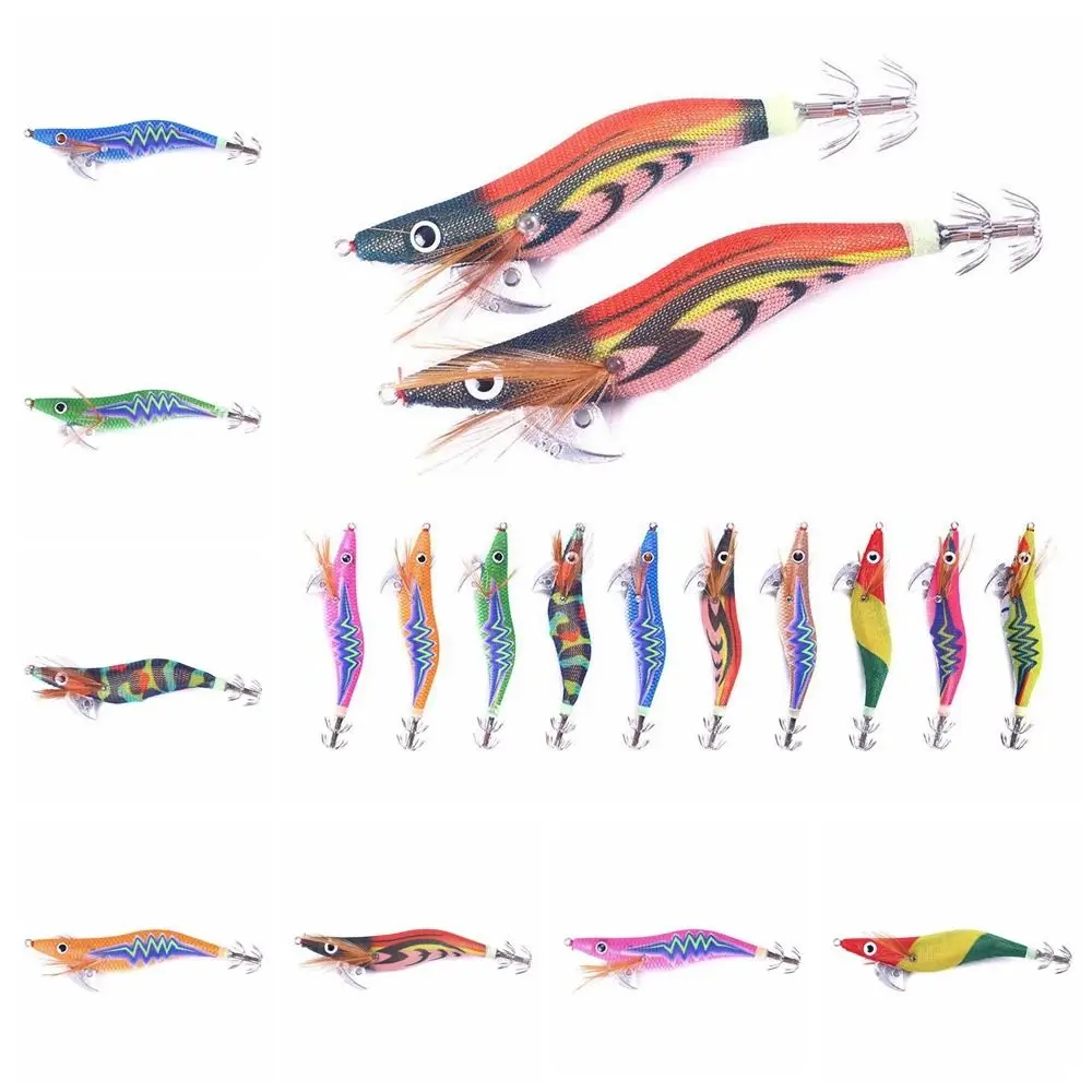 

Artificial Fake Lure Luminous Luminous Squid Jig Octopus 12.2-20g Hard Bait Cuttlefish Shrimp Sea Fishing Lure Fishing Tackle