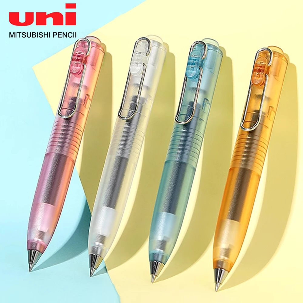 

Новая японская гелевая ручка UNI, держатель для толстой ручки, лимитированный маленький толстый сердечник, низкогравитационная быстросохнущая черная 0,5 мм, школьные канцелярские принадлежности Kawaii