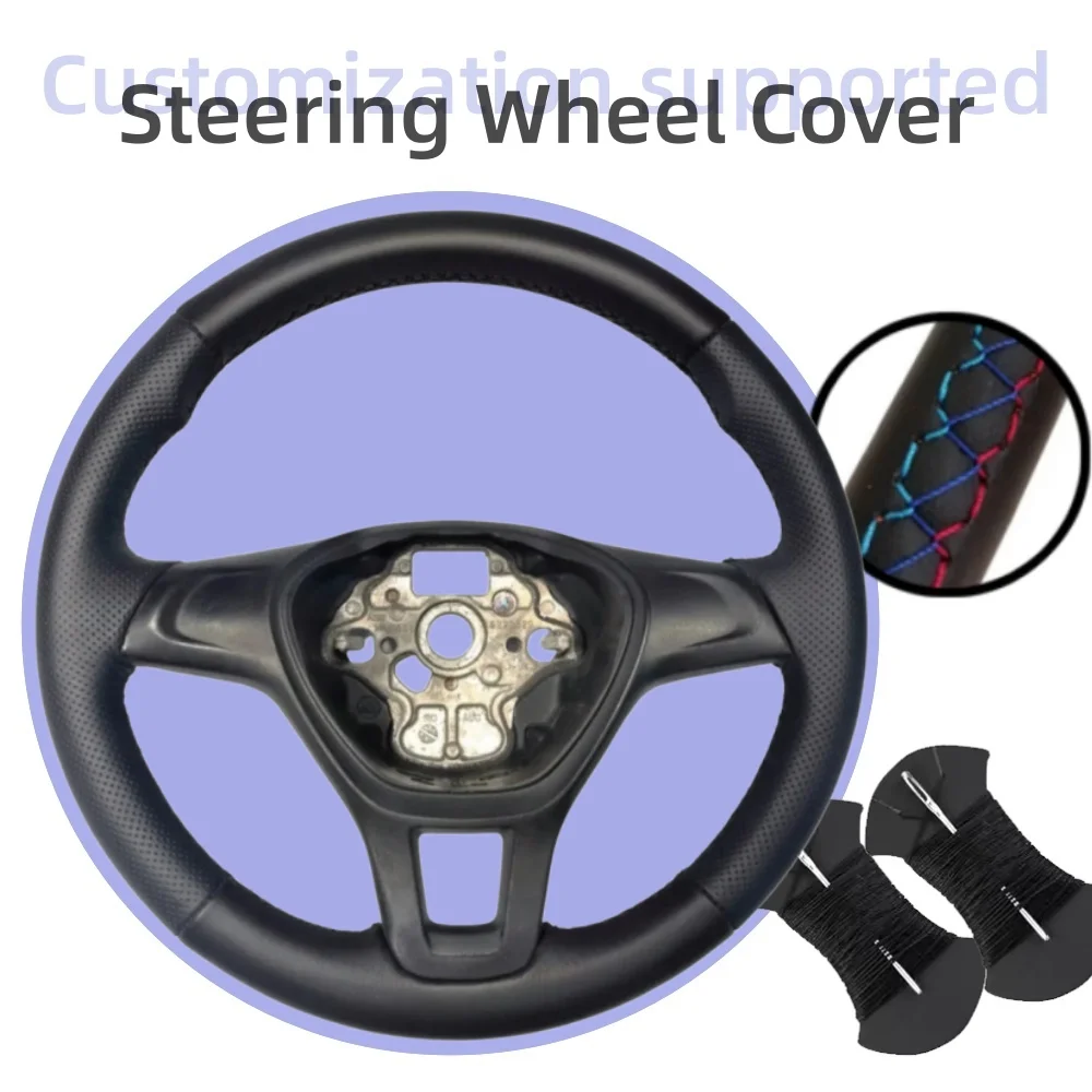 

DIY Microfiber Leather T6 California Caravelle Kombi Multivan Transporter 15-21 Car Steering Wheel Cover For Volkswagen Amarok