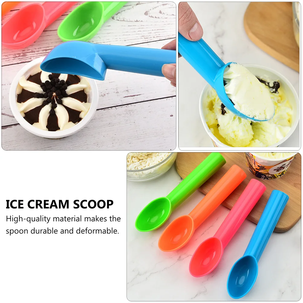1 set di palette per gelato, palette per frutta, pratiche, resistenti all'usura, colori assortiti, cucina, ristorante, dessert, strumenti multiuso