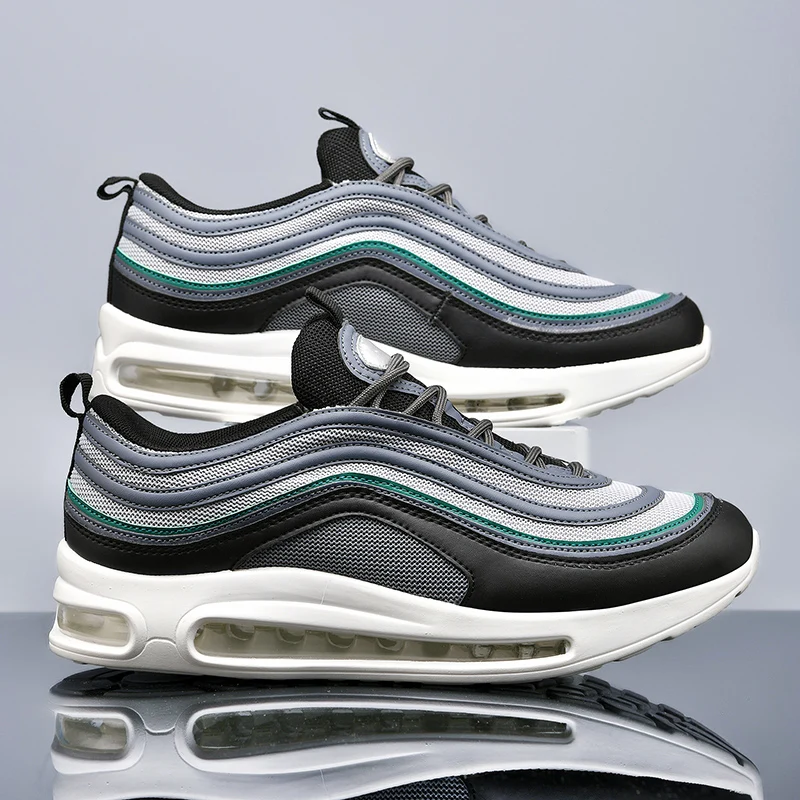 

Men's Shoes, New Autumn Style, Air-Cushioned, Fashionable, Casual, Shock-Absorbing Sports Shoes, Versatile, Breathable Running