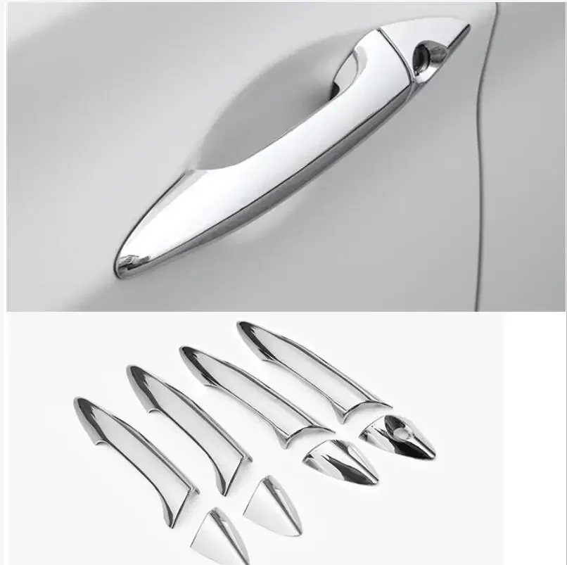 

FIT FOR 2011 2012 2013 2014 2015 for HYUNDAI ELANTRA CHROME SIDE DOOR HANDLE BAR COVER CATCH TRIM MOLDING CAP MOULDING