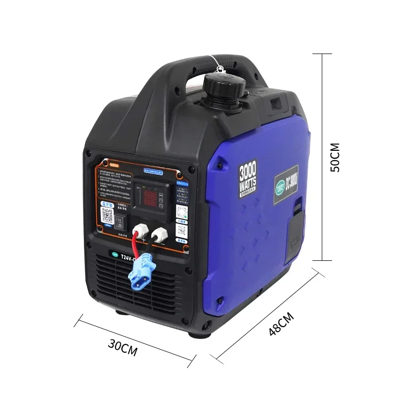 

Truck Gasoline Generator 72V 24 12 Volt 24V 48V DC 24v Small Quiet 3000W Ultra-quiet Variable Frequency Portable Power Bank