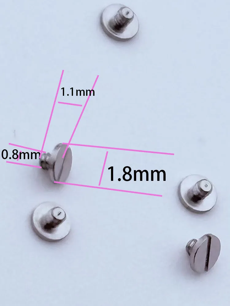 100pcs Watch accessories 7750 movement automatic hammer screw 7751 automatic top screw 7753 pendulum screw