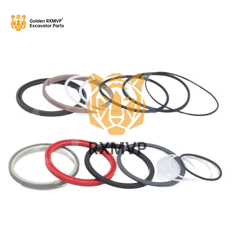 For Kobelco Sk200-3 Large And Medium Arm Bucket Arm Piston Rod Travel Tensioning Oil Cylinder Oil Seal Sealing Ring Excavator