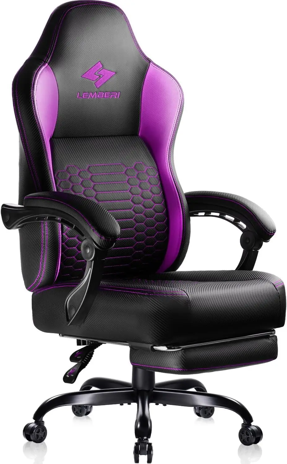 Big and Tall Gaming Chair 400lb Weight Capacity,Gamer Chairs for Adults,Video Game Chair wth Footrest,