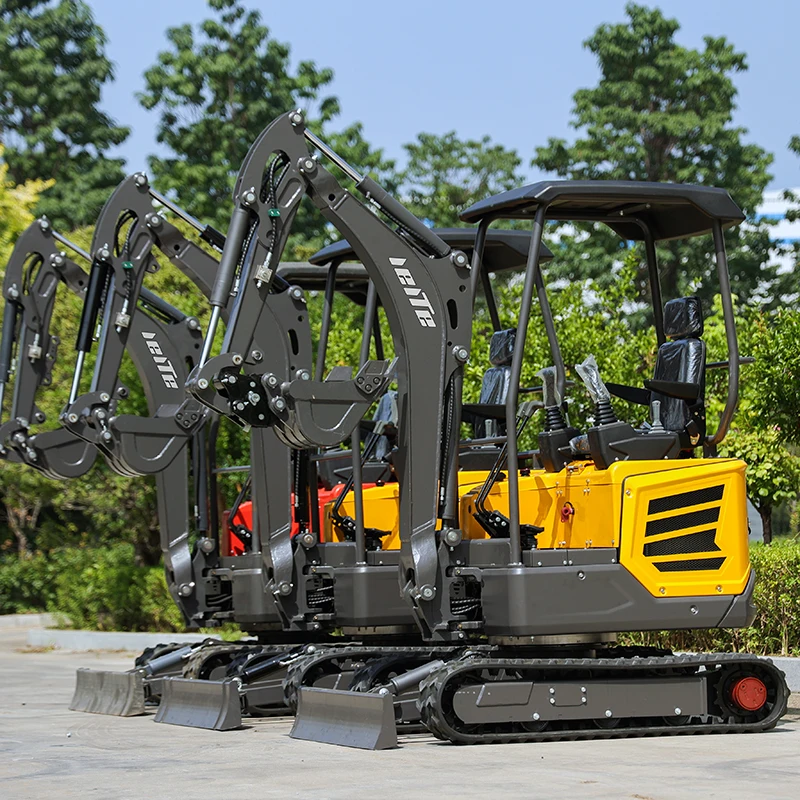 Free shipping!!! EPA/EURO 5 Chinese NEW mini excavator 2ton 1ton 1.7 ton excavator cabin mini digger for sale
