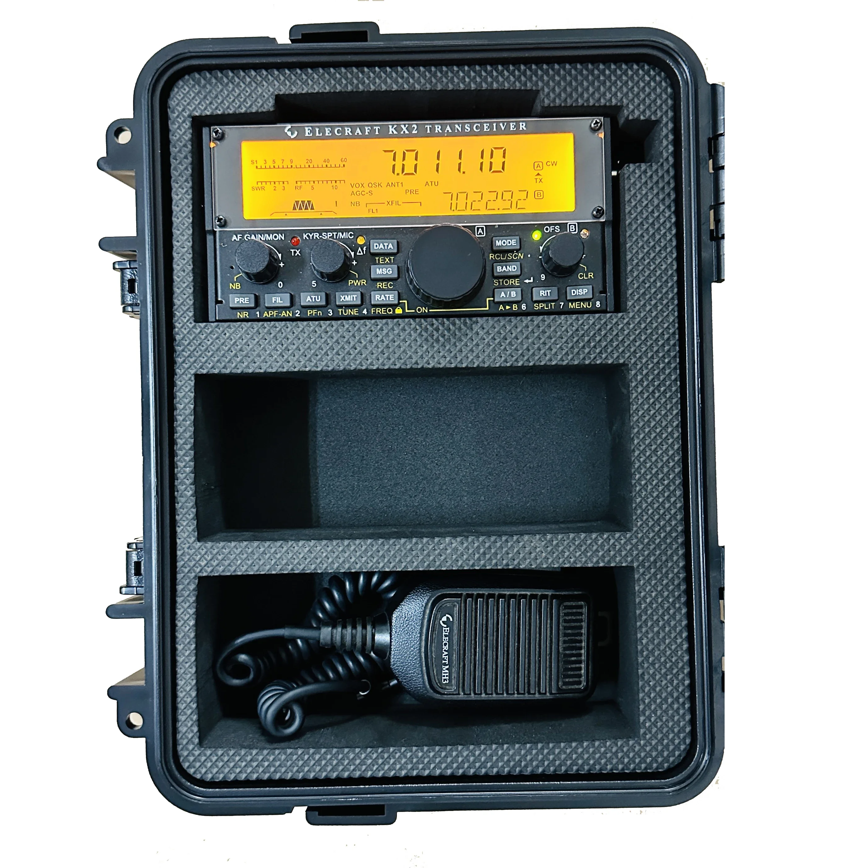 KX2 Waterproof Box GOBOX For Elecraft KX2 Custom Case IP67