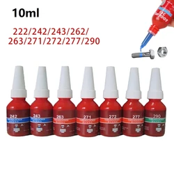 10ml Screw Lock Threadlocker - Anaerobic Adhesive Sealant for Thread Sealing (Multiple Grades: 222,242,243,262,263,271,277,290)