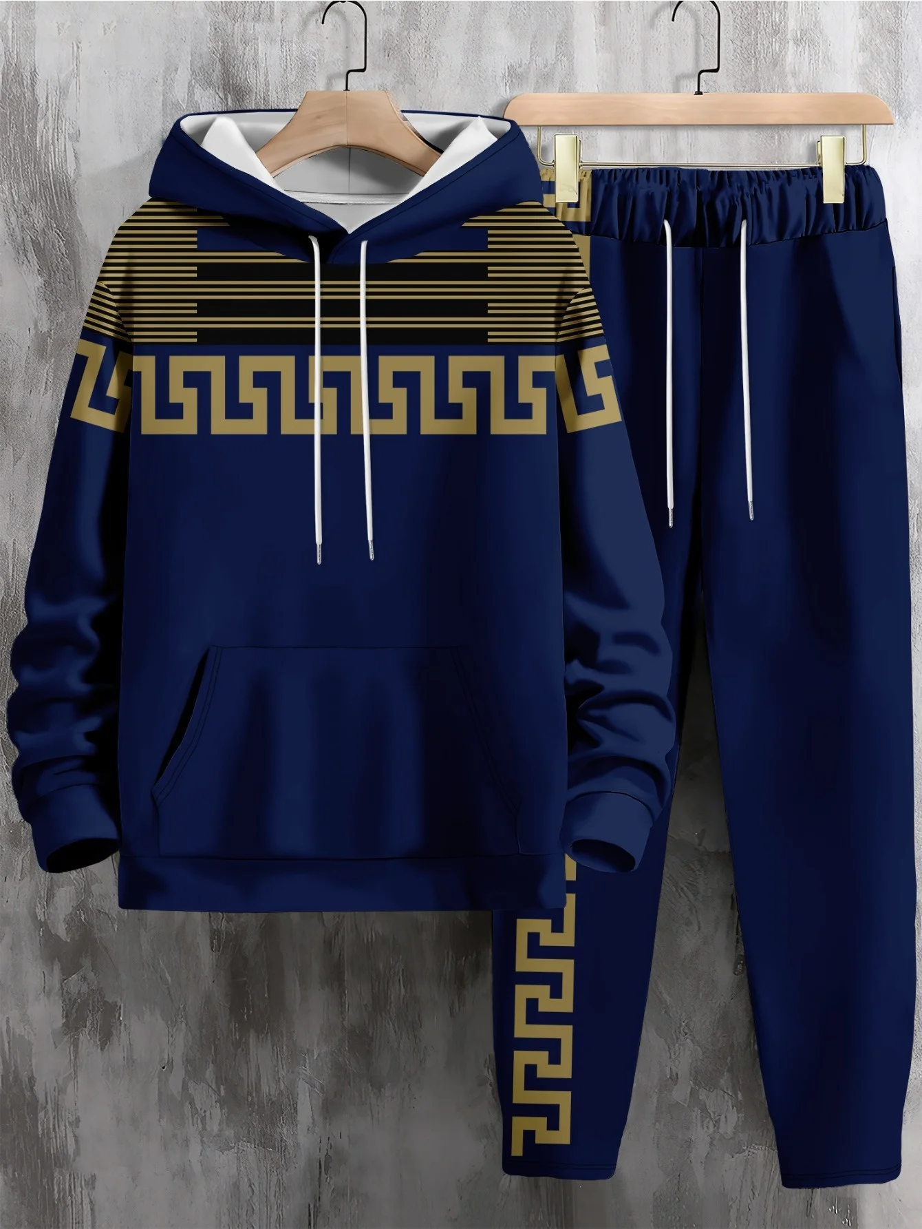 

2025 New 3D Printed Hoodies Male Clothes Long Pants Set Fit Fashion Casual Outfi Sweatshirt+Trousers Jogging Suit