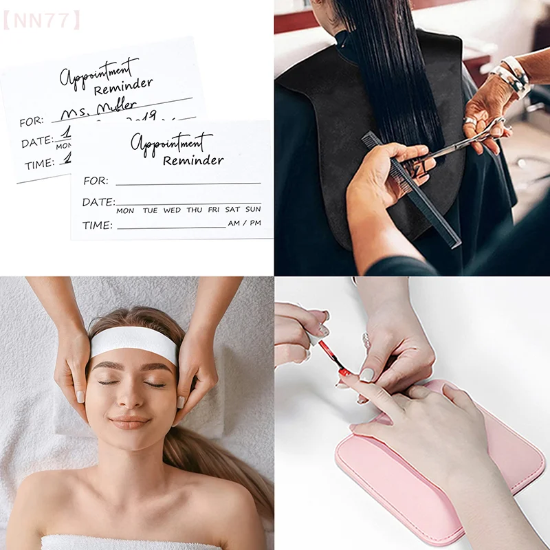 Creative Appointment Reminder Card Client Profile Page Cards Nail Art And Hair Salon Reminder Card
