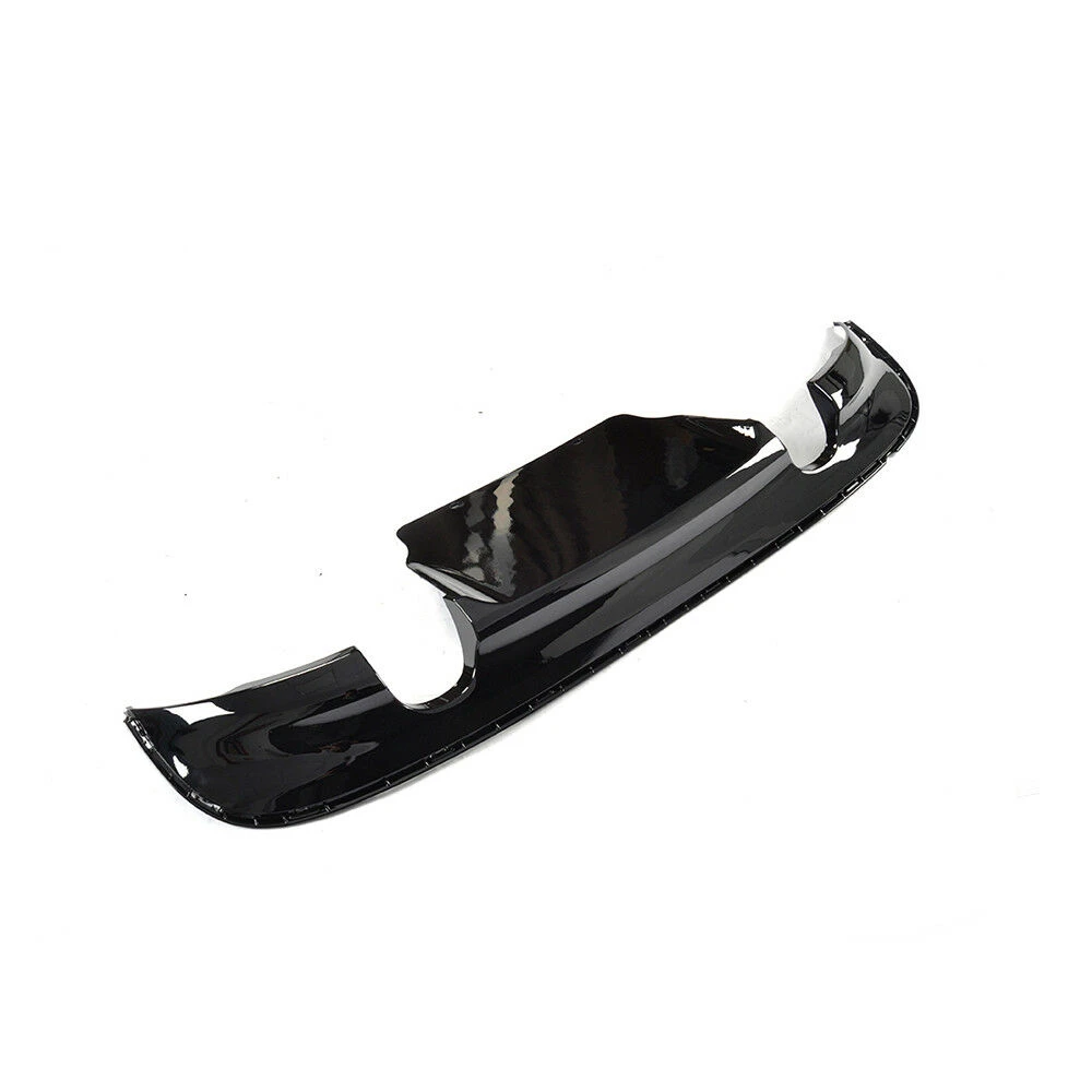 Glossy Black Rear Bumper Diffuser Lip Exhaust Boot Guard Lower Spoiler Plate For Jaguar XF Sedan 2016-2018