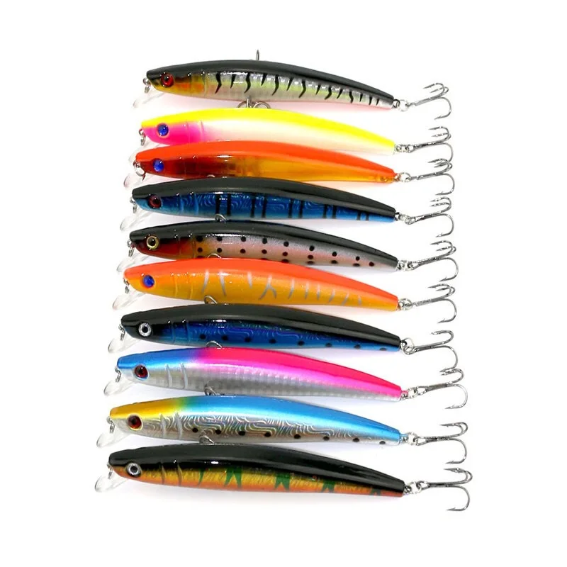 20-częściowy zestaw przynęt Minnow Lure Bait Floating Loyal Fake Bait Bionic Plastic Fishing Lure Set Stream Allure Fish Ocean River Rock Fish